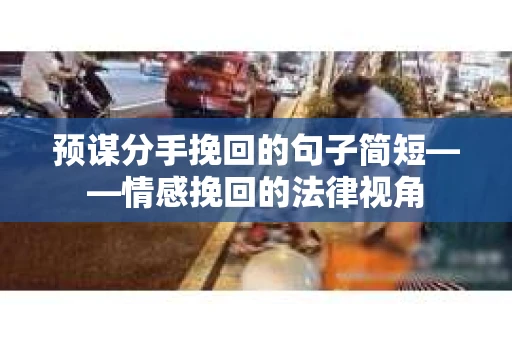 预谋分手挽回的句子简短——情感挽回的法律视角