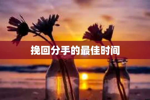 挽回分手的最佳时间