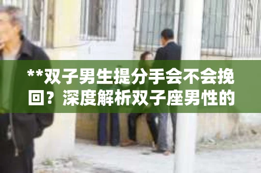 **双子男生提分手会不会挽回？深度解析双子座男性的情感决策**