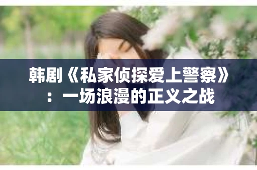 韩剧《私家侦探爱上警察》：一场浪漫的正义之战