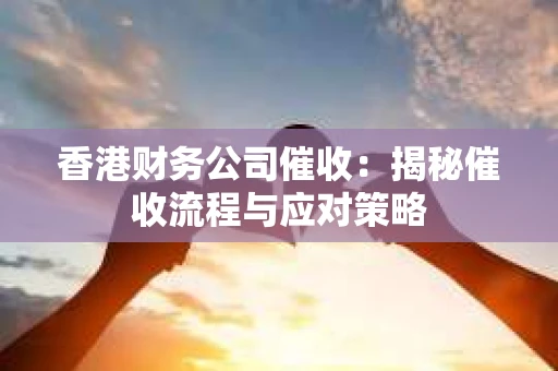香港财务公司催收：揭秘催收流程与应对策略
