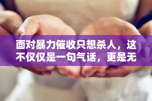 面对暴力催收只想杀人，这不仅仅是一句气话，更是无数借款人内心深处的恐惧。在这个看似光鲜亮丽的现代社会，暴力催收现象却如同毒瘤般蔓延，让人防不胜防。今天，我们就来聊聊这个沉重的话题，揭开暴力催收的冰山一角。