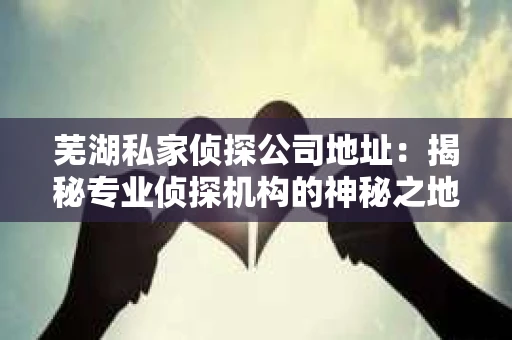芜湖私家侦探公司地址：揭秘专业侦探机构的神秘之地