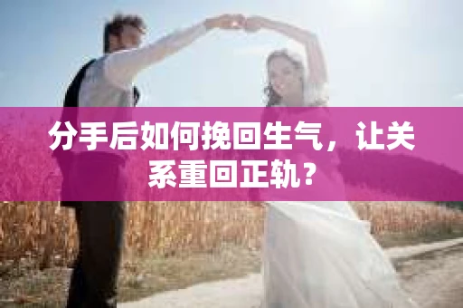 分手后如何挽回生气，让关系重回正轨？