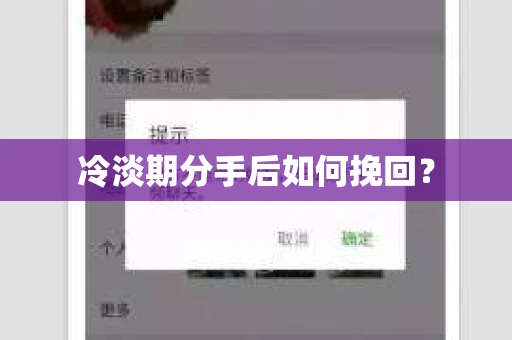 冷淡期分手后如何挽回？